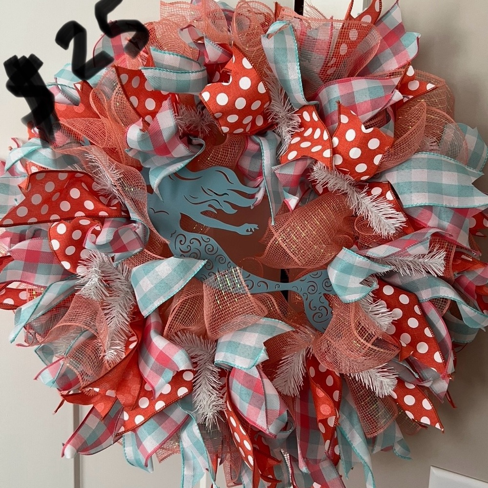 Colorful Ribbon Wreath